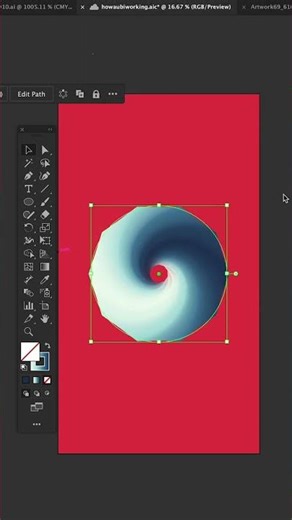 Adobe Illustrator Tutorial | Geometric Swirl
