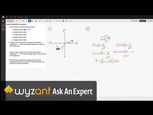 Finding x and y components of a vector