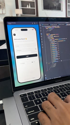 Build a Login UI in Flutter 🚀 | Shorts #flutterchallenge #flutter #flutterdev #flutterfavorite