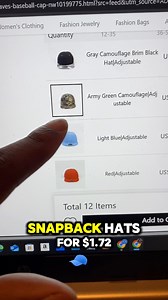 $1.72 Blank Camouflage Snapback Hat Sale! #hat #OnlineSales #snapbackhat | Tri-City Wholesale