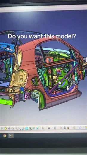 Mercedes Smart Car Body Engineering CAD Model | Model Available for Purchase