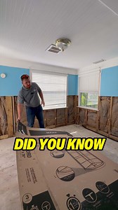 DID YOU KNOW? This is a prefab shower kit—plastic walls, no tile or grout, and super budget-friendly to install! | Home Love Construction