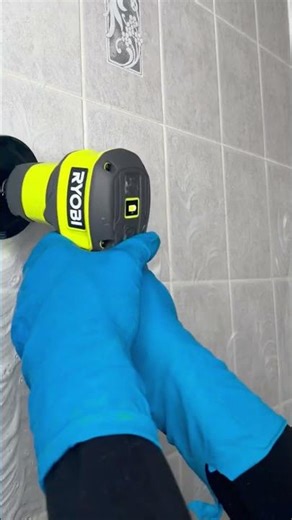 Deep Clean Bathroom Tile & Grout Using Ryobi Power Scrubber