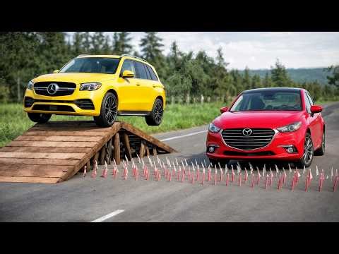 Cars vs Spikes Challenge #1 - BeamNG.drive Fails & Crashes 2026!