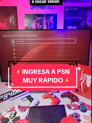 👾 Así de simple podrás iniciar sesión en tu PS4 😎 #ps4 #playstation #sony #login #psn #ps4tutorial #tipsandtricks #tipsgamer #gamerentiktok #gaming #videojuegos #fyp