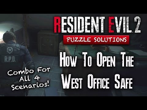 Resident Evil 2 Remake | How To Open The Safe | West Office RPD | ALL SCENARIOS