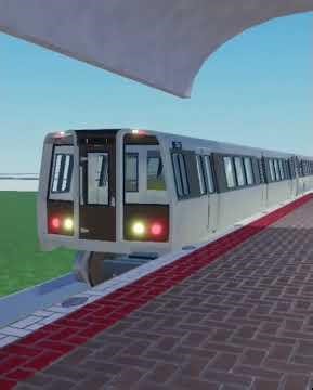 a look back at a wmata Roblox game I made in June 2025 #roblox #robloxtrains #wmata #metrorail