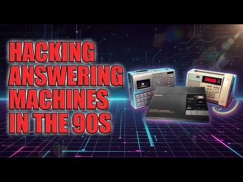 Hacking remote access phone answering machines, in the 90s