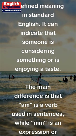 Am and Mm (One Letter)