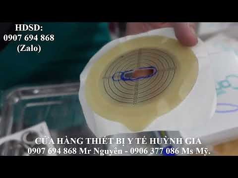Cách dán túi hậu môn nhân tạo dính lâu & ngừa lở loét da xung quanh.