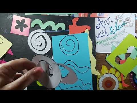 Painting with scissors - inspired by Henri Matisse | ArtwithMsLaura