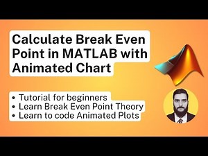 Calculate Break Even Point in MATLAB - Animated Plots