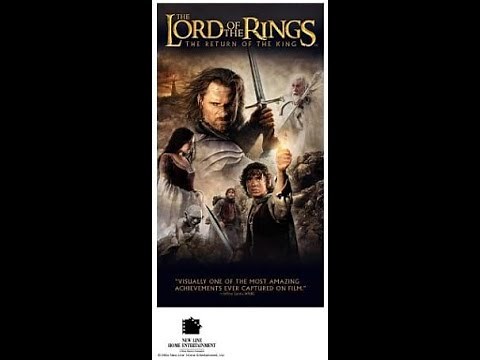 Opening and Closing to The Lord of the Rings: The Return of the King Canadian VHS (2004)