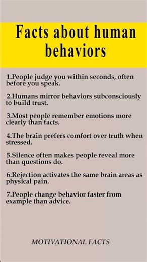 Facts About Human Behavior 🤯🧠 #psychology #mindset #selfgrowth