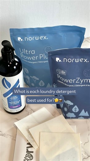 25K views · 240 reactions | Choose your perfect laundry solution! 狀 Norwex now offers FOUR powerful laundry detergent options to suit every need. Whether you're a globe-trotting adventurer or a sports enthusiast tackling tough stains, we've got the ideal detergent for you!  | Norwex | Facebook