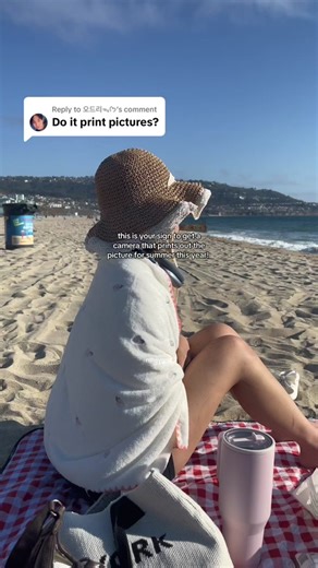 Replying to @오드리ᯓᡣ𐭩 a camera that can print out the photos!! So cool📸😩❤️🫶🏻