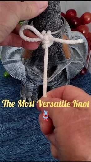 Basic Knot 🪢 tutorials life hacks #knots#lifeknots#diy#shorts