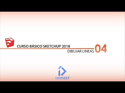 Sketchup 2018 - Dibujar lineas - Tutorial básico 04