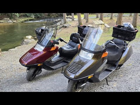 Drone Crashes Into My Honda Helix | Overnight Scooter Camping | HoverAir X1 ProMax Test