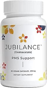 Jubilance PMS Support - Oxaloacetate PMS Relief Vitamin for Women (New Look, Same Clinically Proven Formula)