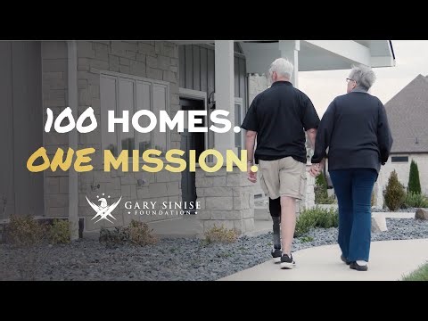 Gary Sinise Gives 100th Home to WOUNDED HERO