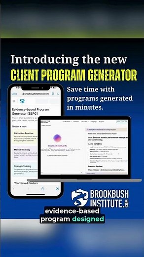 NEW! Evidence-based Program Generator (EBPG)