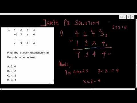 Jamb 2026 Questions and answers (simplified solution)