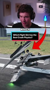 Which Flight Sim has the Best Crash Physics? #flightsim #simulator #aviation