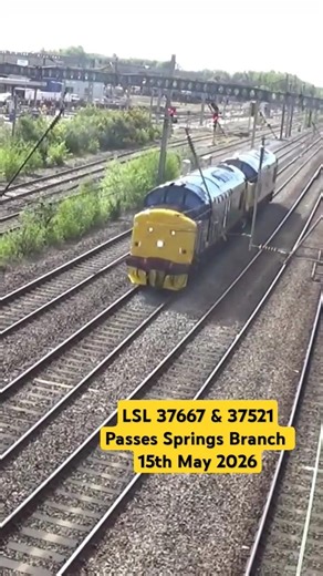 LSL 37667 & 37521 Passes Springs Branch - 15th May 2026
