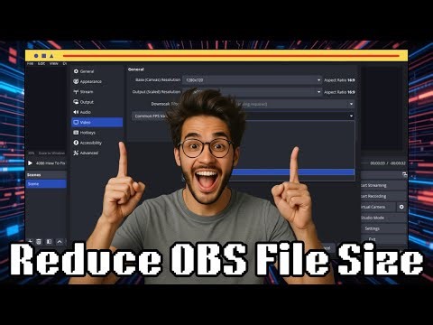 How To Reduce OBS Recording File Size - Detailed Tutorial