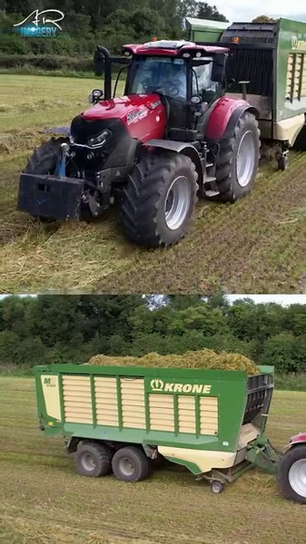 11K views · 220 reactions | Wholecrop with the krone Wagon and Puma 200 CVX | AR Imagery - Farming & Agricultural Videographer | Facebook