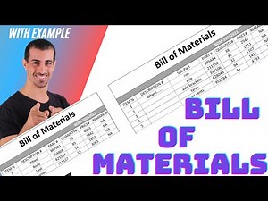 Bill of Materials with Example I What is Bill of Materials ?
