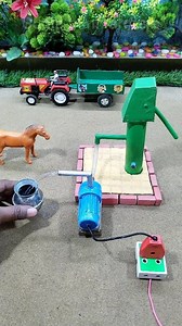 2.2K reactions · 9 comments | Mini hand pump ideas Mini motor water pump project horse videos | Sudip Mini Farmers | Facebook