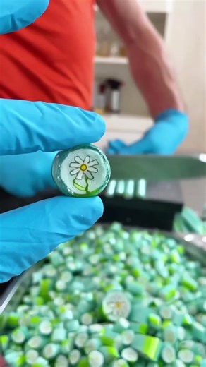 Wait… This Candy Turned Into a Flower! 🌼 #asmr #candy | candy