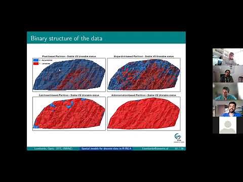 SDS20 INLA course 1 - Spatial statistics to predict landslide occurrences.
