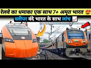 SLEEPER VANDE BHARAT LAUNCH DATE SCHEDULE TIMING & BUMPER AMRIT BHARAT 2.0 LAUNCH EXPLAINED 😍