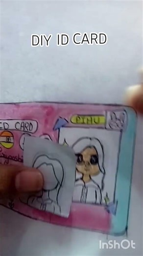 #DIY ID card#youtube #short#😅👍