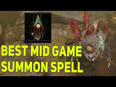 Best Mid Game Summon Spell in Tainted Grail Fall Of Avalon, Summon Crystal Crawler Location