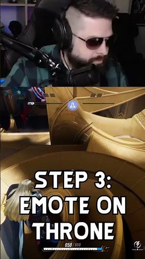 Where to emote on the throne in Yggsgard in Marvel Rivals Histrionic Perfection Achievement