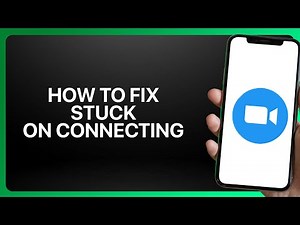 How To Fix Stuck On Connecting in Zoom 2025! Tutorial