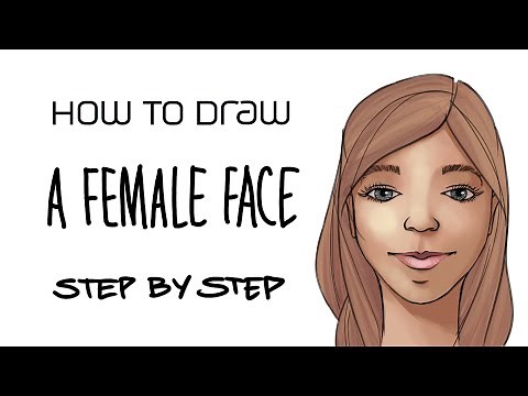 How to draw a female face step by step with your Wacom tablet - Wacom Tutorial