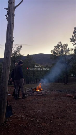 Stunning Sunrise Views at Wilpena Pound Campground