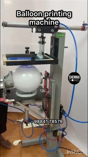 Balloon printing machine • affordable and easy to use • call 9884178579 #screenprinting