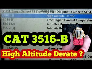 CAT Genset Fault Alarm High Altitude Derate ?? !!!!! Atmospheric Pressure Sensor Fault