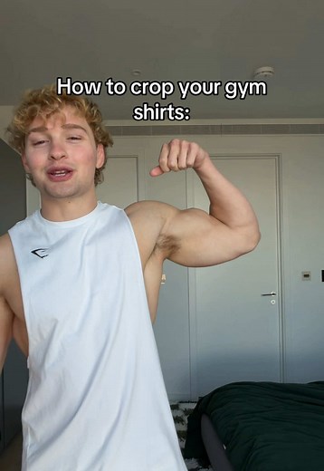 How to Crop Your Gym Shirts (Easy Step-by-Step)