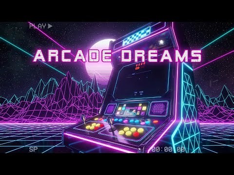 Synthwave Arcade Dreams 🍂 Retro Gaming Vibes for Focus & Chill ☕ Nostalgic Beats for Work & Play