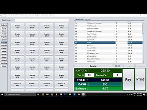 Your Small and Medium Business. Touch screen Invoice - Bill receipt- Printing