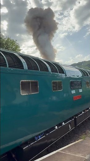Class 55 Deltic engine startup