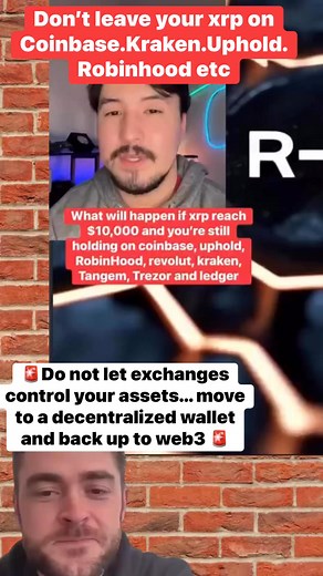 16K views · 76 reactions | exchanges are no longer secure for crypto storage. For more information and safety tips, message me directly.#XRP #Ripple #XRPArmy #XRPLedger#CryptoNews | Lewis Jackson | Facebook