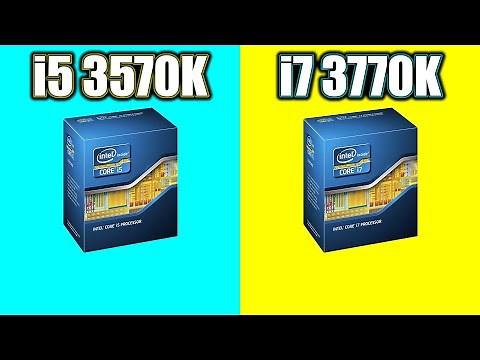 Intel Core i5 3570K vs Intel Core i7 3770K | Tested in 7 Games